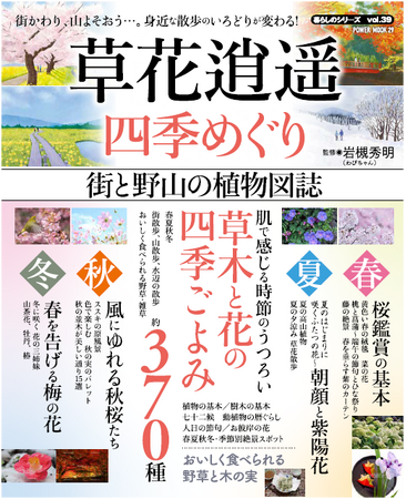 秋も深まりつつある昨今、街や山、水辺で見られる身近な植物を網羅。季節の移ろいを楽しみながら散歩しよう!