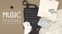 音楽の秋をもっと身近に♪　音符や楽譜モチーフの雑貨を集めた「MUSIC FESTIVAL」を雑貨店・ブルーブルーエで9/9～販売開始
