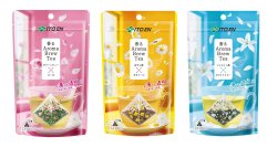 「香るAroma Brew Tea」シリーズとして「グリーンティー×ローズ」「ほうじ茶×カモミール」「ジャスミン茶×ホワイトリリー」を、9月22日（月）に新発売