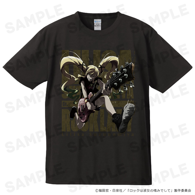 TVアニメ『ロックは淑女の嗜みでして』Tシャツ、B2タペストリー、キャラクターラバーマット、ホログラム缶バッジ4個セット、メタリック缶バッジ4個セット、マグカップなどの受注を開始しました！