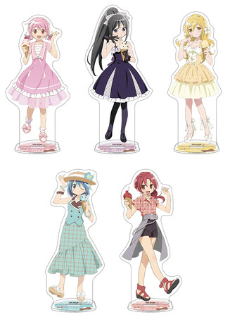『魔法少女まどか☆マギカ』から、アイスクリームをテーマにした“まどか”や“ほむら”たち5人の描き下ろしグッズ含む新商品が、アニメイトで9月13日発売！　さらに、同日よりフェアも開催!!