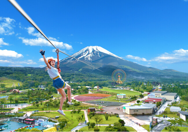 ぐりんぱで富士山の大自然を空から感じる爽快体験！FUJI SKY ATTACK（フジスカイアタック）9月20日(土)オープン