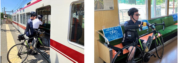神戸電鉄粟生線 通常列車でのサイクルトレイン実証実験について
