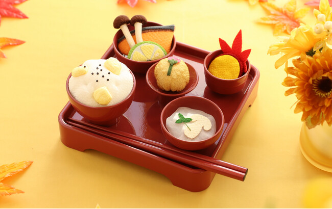 【お彼岸の新定番】ちりめん細工のお供え「お彼岸御膳<秋>」を好評発売中