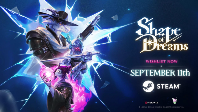 【NEOWIZ】夢を舞台にした新感覚アクションローグライト『Shape of Dreams』、本日リリース！
