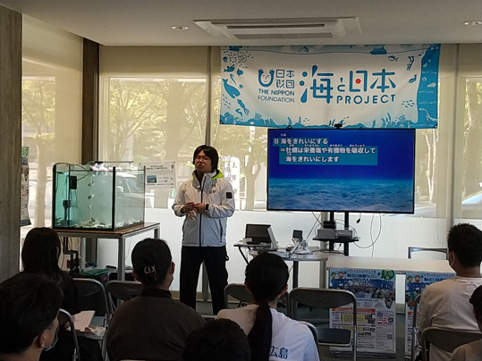 「江田島」で地元名産牡蠣を通して海を学んだ小中学生が今度は水槽で「牡蠣の飼育・観察」にチャレンジ！！