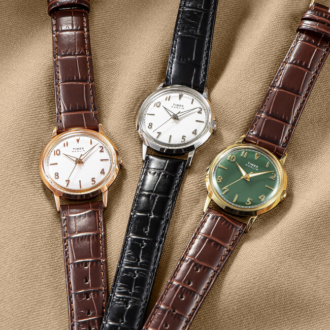 TIMEX＜タイメックス＞、1950年代のフォルムの最新時計『Marlin Quartz 34mm』を発売。