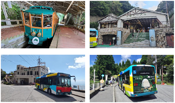 移動そのものがアート体験。 六甲ケーブル＆六甲山上バスが「神戸六甲ミーツ・アート2025 beyond」特別装飾に！