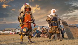 川中島合戦戦国絵巻の風景(1)