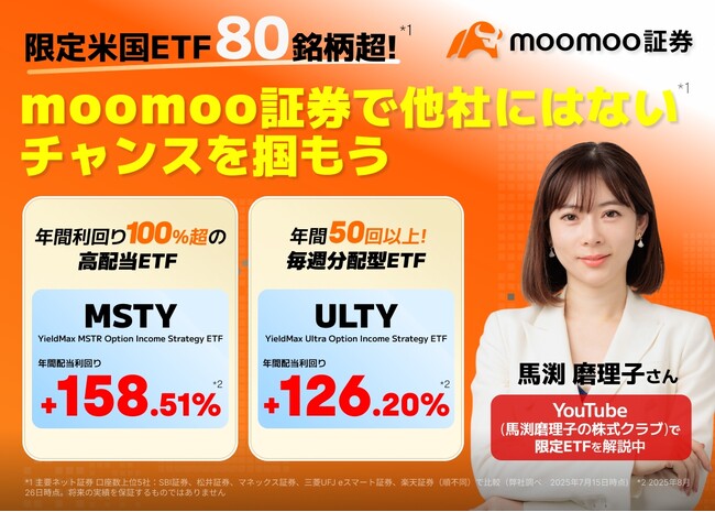 【馬渕磨理子さんYouTube解説も】moomoo証券限定ETFキャンペーン開催!