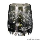 ゴジラ江戸切子グラスカット１