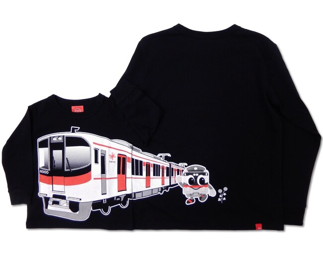 山陽電車キャラクター「ろっくん」×OJICO新作長袖Tシャツが先行販売で登場！