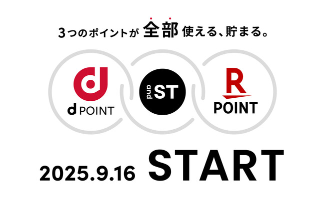 and STで3社のポイントが使える・貯まる！楽天ポイントカードと連携し「and STポイント」「dポイント」「楽天ポイント」の同時付与・使用を全国約1300店舗とWEBストアで開始