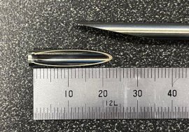 医療用精密パイプ(ワイヤーカット写真）