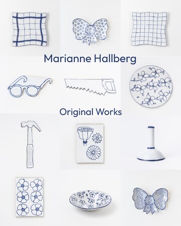 【初公開！】スウェーデンの陶芸家マリアンヌ・ハルバーグ本人による一点もののオリジナル作品。