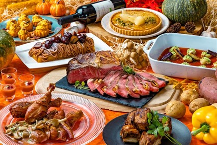 食欲の秋は時間無制限のホテルブッフェで料理もスイーツも心ゆくままに秋ブッフェ「A Taste of the Harvest Buffet ～世界の収穫祭」が期間限定で開催