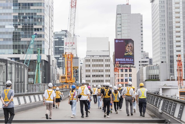 渋谷駅街区計画、学生を対象に工事見学ツアー～渋谷駅街区計画の“最終章”を体感しよう～を開催