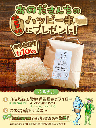 【ふるなび×愛知県西尾市ふるさと納税】第2弾コラボSNSキャンペーン開催中!