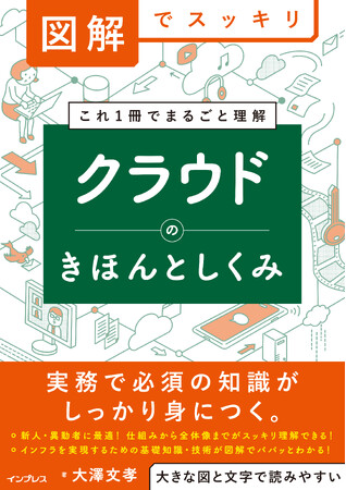 クラウドの基礎から実務まで、これ1冊で丸ごと理解できる入門書『図解でスッキリ　クラウドのきほんとしくみ』9月18日発売