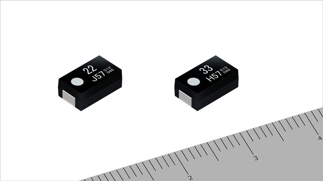 USB Type-Cの高出力給電に対応した、業界最低背の「導電性高分子タンタル固体電解コンデンサ（POSCAP）」を製品化