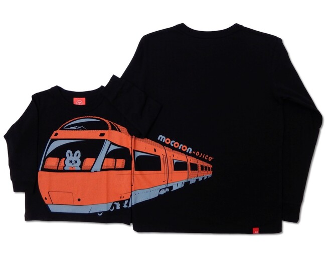 「小田急ロマンスカーGSE　もころん×OJICO」新作長袖Tシャツが先行販売で登場！