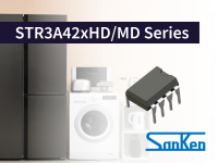 高放熱DIP8パッケージ採用　スイッチング電源用パワーIC「STR3A42xHD/MDシリーズ」