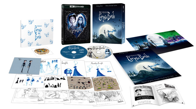 映画史に残るファンタジー映画の傑作がペーパープレミアム付きで初の4K UHD化！『ティム・バートンのコープスブライド』4K UHD+ブルーレイセット（ペーパープレミアム付） 12/10(水)発売決定！