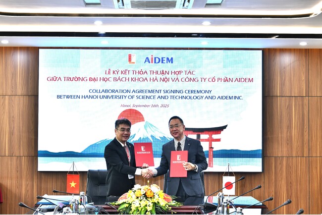 ハノイ工科大学とアイデム協同教育プログラムにおける協定を再締結-ハノイ工科大での8回目の調印式を開催-