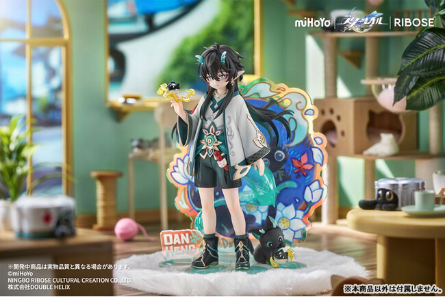 大人気ゲーム『崩壊：スターレイル』より、ちびねこシリーズフィギュア第三弾「丹恒・飲月 Ver.」フィギュアが登場。