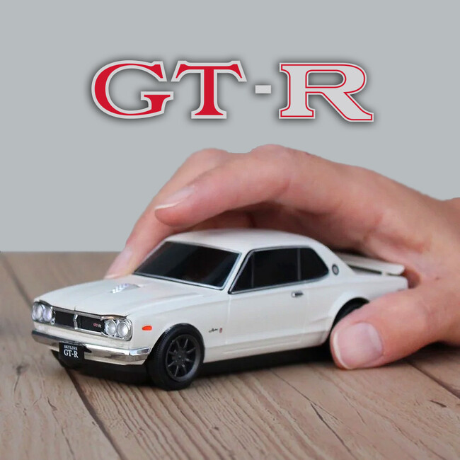 ◎「日産スカイライン2000GT-R」のBluetooth無線マウス ホワイトが「丹波屋栃木くらしっく」で取扱開始！