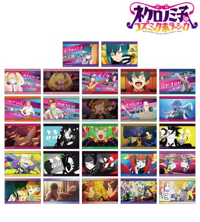 TVアニメ「ネクロノミ子のコズミックホラーショウ」のトレーディング場面写ブロマイド3枚セット、トレーディング場面写缶バッジの受注を開始！！アニメ・漫画のオリジナルグッズを販売する「AMNIBUS」にて