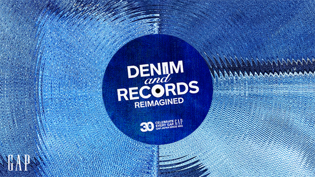 Gap、日本上陸30周年を記念したスペシャルイベント“Denim and Records Reimagined”を原宿・神宮前GATEにて9月26日(金)より開催