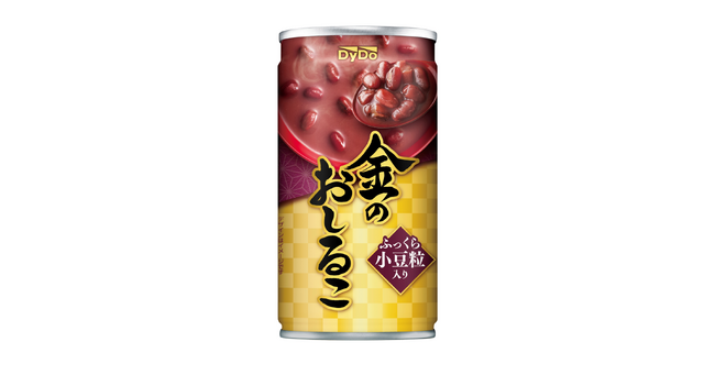 こだわりの“ふっくら小豆粒入り”「金のおしるこ」 リニューアルして発売！