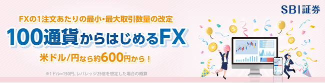 FX取引の1注文あたりの最小・最大取引数量の改定のお知らせ