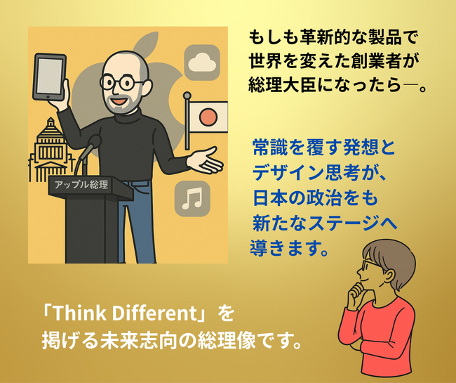 【新刊情報】もしもアップルが総理大臣になったら、政治は美しいプレゼンに、予算編成も「未来をデザインする会議」に変わる？！What if Apple became Prime Minister?