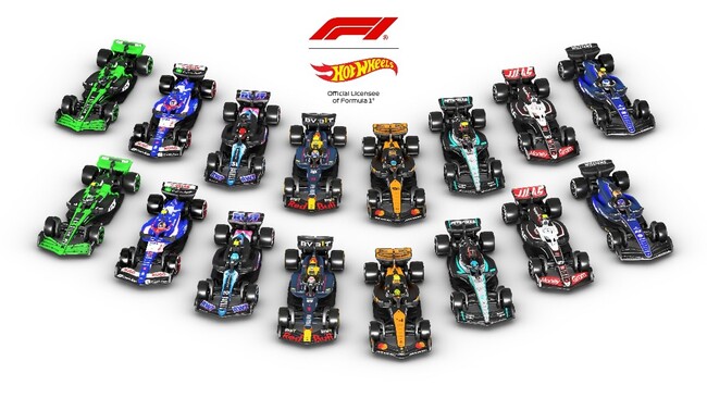 ホットウィールよりF1(R)のスリルを家庭で楽しめる新製品ラインを発表 ダイキャストカーの一部は世界中の主要小売店で販売中、日本でも2025年9月下旬よりダイキャストカーおよびプレイセットを発売