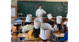 ”食育”を通じて地域と子どもたちをつなぐ~ヒカリヤのシェフ、料理人が松本市内の7つの小学校で「味覚の授業」®を実施 ”食育”を通じて地域と子どもたちをつなぐ~ヒカリヤのシェフ、料理人が松本市内の7つの小学校で「味覚の授業」®を実施