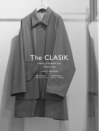 9月27日(土) 28日(日)の2日間限定で関西エリア初となるThe CLASIK（ザ・クラシック）2026春夏オーダーフェアをランド オブ トゥモロー 心斎橋パルコ店で開催。