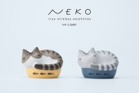 「ラディウスのNEKO」に新しい仲間が登場！猫モチーフの完全ワイヤレスイヤホン「NEKO true wireless earphones HP-C28BT」から新色2種を2025年10月下旬より販売開始