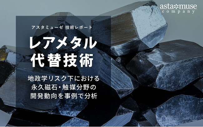レアメタル代替技術 ～地政学リスク下における永久磁石・触媒分野の開発動向を事例で分析～