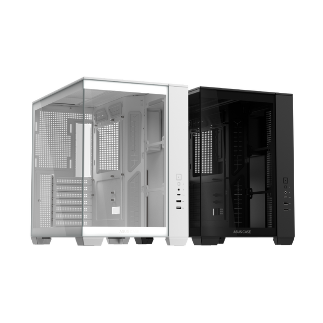 ASUSより、デュアルチャンバーのピラーレス型ATXタイプのPCケース「ASUS A32 Case」ブラックとホワイトの2モデル発表