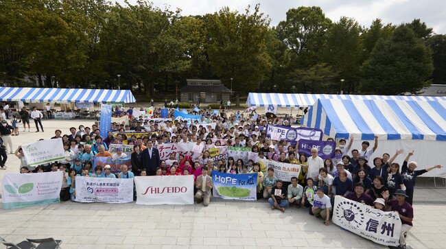 歩いてがん患者支援・がん征圧 「リレー・フォー・ライフ」開催