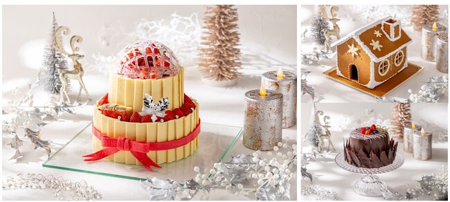 【ヒルトン成田】1日5台限定!あまおう60粒がきらめくクリスマスタワーケーキが登場