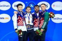 マルハン北日本カンパニー所属・レスリング 日下 尚
２０２５年レスリング世界選手権「グレコローマン77㎏級 銀メダル獲得」