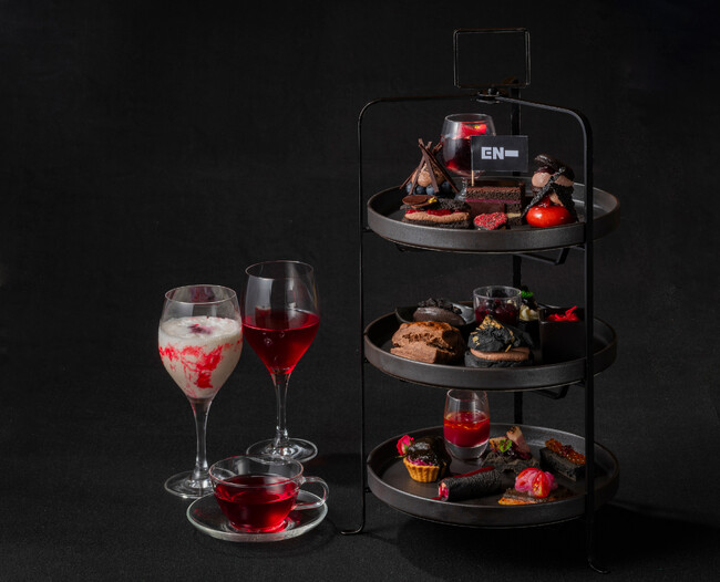 【シェラトングランドホテル広島】グローバルグループ「ENHYPEN」とのコラボレーションアフタヌーンティー 「EN-CHANTED BITE」を提供