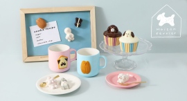 犬モチーフのお菓子のアトリエ「Maison terrier」のマグカップやプレートを雑貨店・ブルーブルーエで10/3~取り扱い開始 オンラインストアは予約受付中 犬モチーフのお菓子のアトリエ「Maison terrier」のマグカップやプレートを雑貨店・ブルーブルーエで10/3~取り扱い開始 オンラインストアは予約受付中