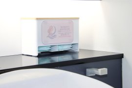 設置した生理用品1 設置した生理用品1