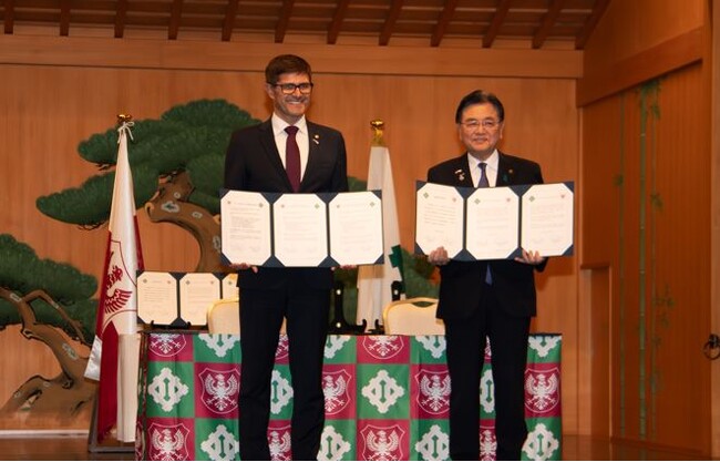 【福井県福井市】そばと水仙がつないだ絆　スロベニア・クラン市と姉妹都市協定を締結