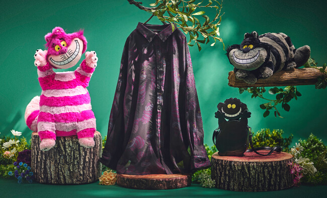 『ふしぎの国のアリス』のチェシャ猫をモチーフにしたユニークな新コレクション！ミステリアスでキュートなアイテムをディズニーストアで10月3日（金）より順次発売