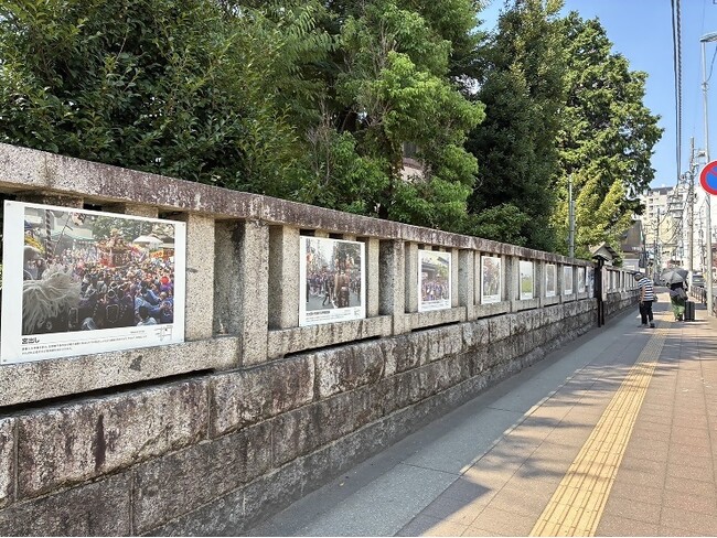 「八坂の祭り まちかど写真館inひの」を開催中!